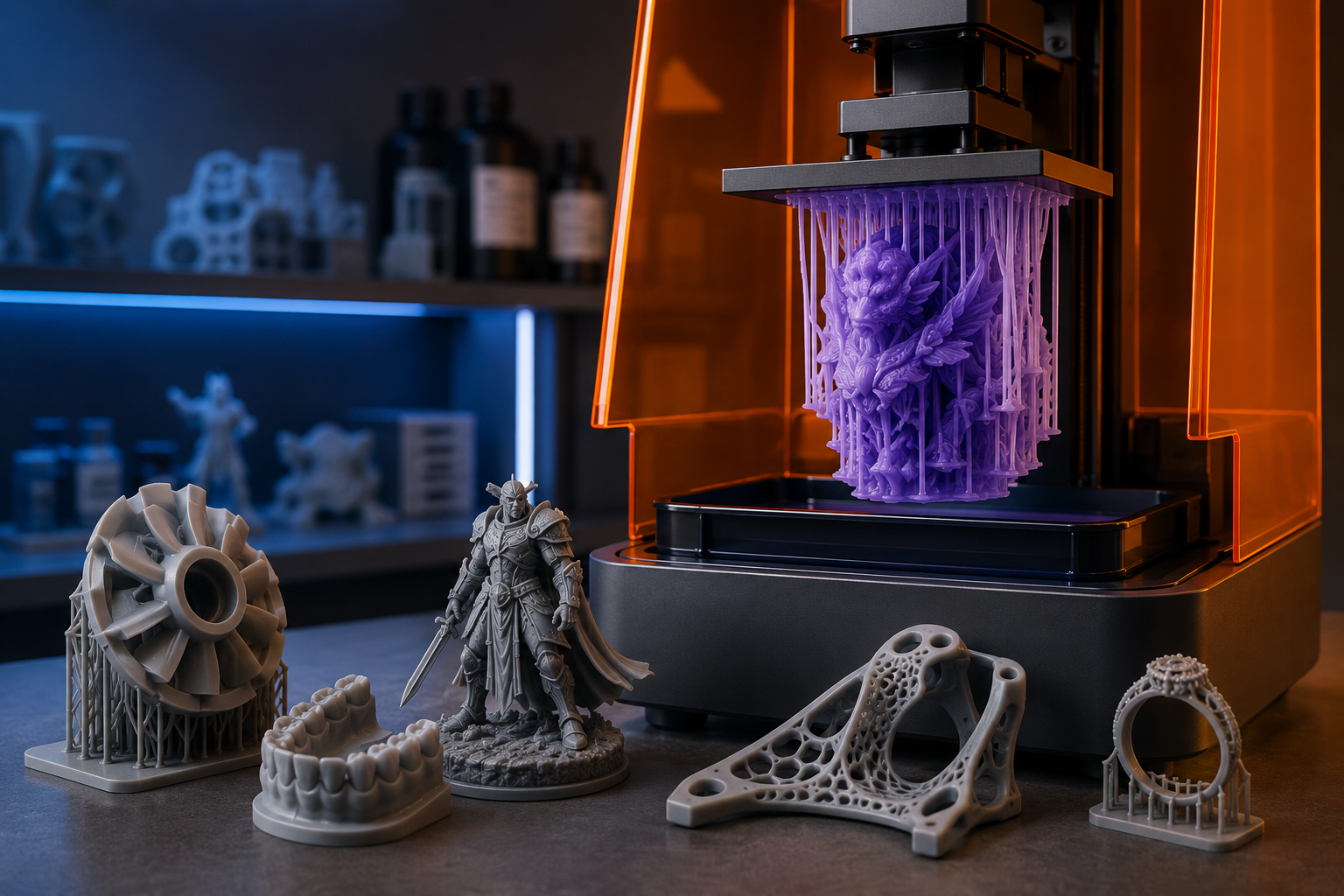DLP Resin 3D Printing: Faster Production with Exceptional Detail