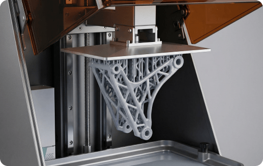 DLP resin 3D printed parts and components
