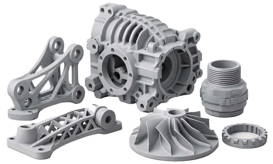3D printed industrial parts and prototypes