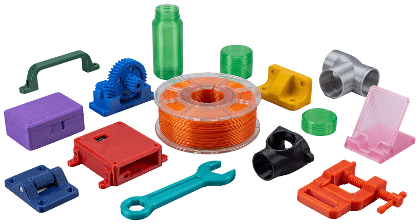 FDM PETG 3D printed functional parts