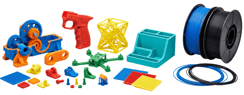 FDM PLA 3D printed concept and design prototypes
