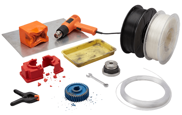 Engineering thermoplastic parts requiring higher performance than PLA